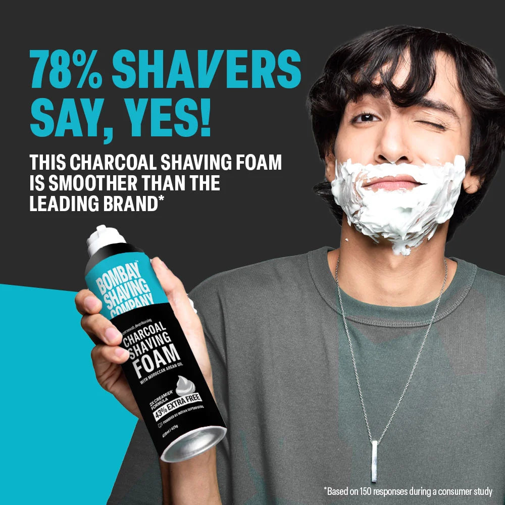 Charcoal Shaving Foam, 425g