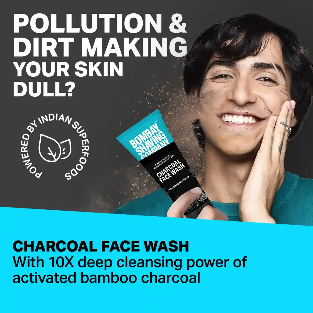 Charcoal Face Wash & Scrub Combo