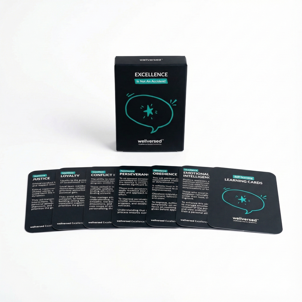 Wellversed Learning Cards™ – Daily Tools for Athletic Mindset & Self-Mastery