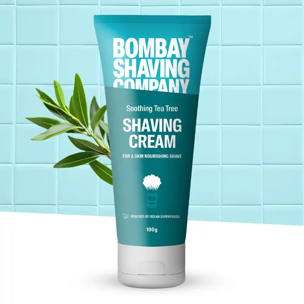 Shaving Cream | Tea Tree Oil & Aloe Vera, 100g