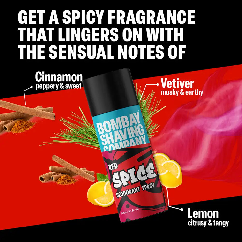 Red Spice & Black Vibe, 150ml (Pack of 4)